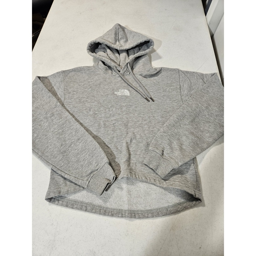 The North Face Hoodie Cropped Womens XS Gray S Pullover sweater EUC(600
